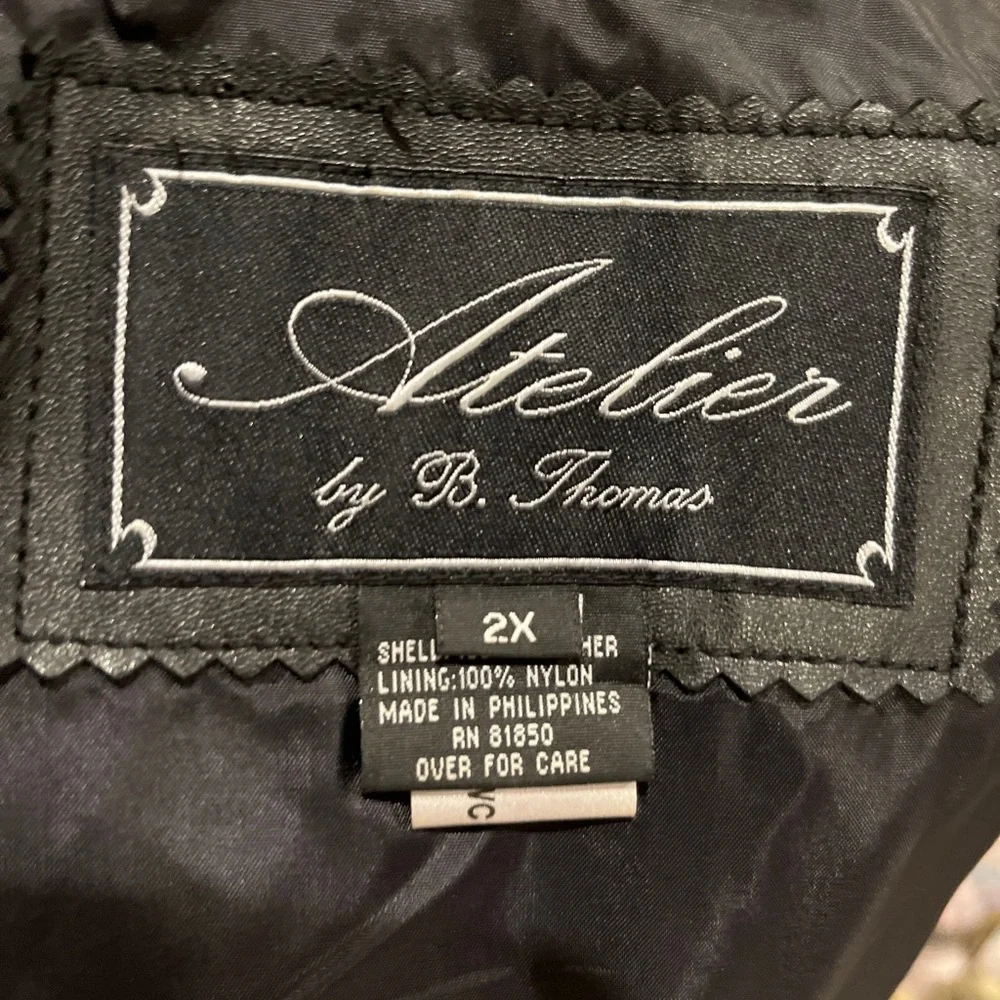 Plus size Leather Jacket - Picture 5 of 5